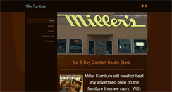 Desktop Screenshot of miller-furniture.com